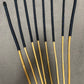 Kooboo Rattan Canes / School Canes  Set of 8 Rattan Punishment Canes - 83 - 87 cms Length - Blue Streak Paracord Handles - Stripewell Canes