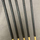 No Knot / Ultimate / Knotless Dragon Cane Set of 5  - 92 cms length - Black Kangaroo Leather Handles - Stripewell Canes