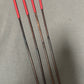 Set of 4 Whippy Smoked Dragon Canes / Falaka Bastinado Canes  - 90 cms L & 8 - 10 mm D - Imperial Red Paracord Handles - Stripewell Canes