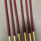 Thick and Thuddy Dragon Canes / Judicial Punishment Canes / BDSM Canes Set of 6  - 110 cms Length - Burgundy Paracord Handles - Stripewell Canes