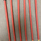 Thick and Thuddy Dragon Canes / Judicial Punishment Canes / BDSM Canes Set of 6  - 115 cms Length - BRICK RED Paracord Handles - Stripewell Canes