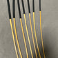 Kooboo Rattan Canes / School Canes  Set of 7 Rattan Punishment Canes - 72 - 87 cms Length - Black Paracord Handles - Stripewell Canes