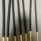 Kooboo Rattan Canes / School Canes  Set of 7 Rattan Punishment Canes - 72 - 87 cms Length - Black Paracord Handles - Stripewell Canes