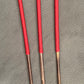 No Knot Smoked Dragon Canes Set of 3 / Knotless Smoked Dragon Canes / Ultimate Canes  - NO KNOT PRO SET -  90 - 92 cms Length - 12" BLACK Kangaroo Leather OR RED / BLACK Paracord Handles