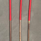 No Knot Smoked Dragon Canes Set of 3 / Knotless Smoked Dragon Canes / Ultimate Canes  - NO KNOT PRO SET -  90 - 92 cms Length - 12" BLACK Kangaroo Leather OR RED / BLACK Paracord Handles