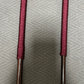 No Knot Smoked Dragon Canes / Knotless Smoked Dragon Canes Set of 2  - 90 - 92 cms length - BURGUNDY Paracord Handles - Stripewell Canes