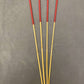 Thick and Thuddy Dragon Canes / Whipping Canes / Punishment Canes / BDSM Canes Set of 4 - 100 cms Length - RED Paracord Handles - Stripewell Canes