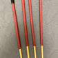 Thick and Thuddy Dragon Canes / Whipping Canes / Punishment Canes / BDSM Canes Set of 4 - 100 cms Length - RED Paracord Handles - Stripewell Canes
