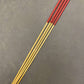 Thick and Thuddy Dragon Canes / Whipping Canes / Punishment Canes / BDSM Canes Set of 4 - 100 cms Length - RED Paracord Handles - Stripewell Canes