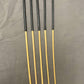 No Knot / Ultimate / Knotless Dragon Cane Set of 5  - 84 cms length - Black Kangaroo Leather Handles - Stripewell Canes