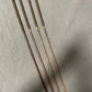 No Knot Smoked Dragon Canes / Knotless Smoked Dragon Canes  / BDSM Rattan Cane Set of 4  - 95 cms length - Brown Paracord Handles
