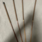 No Knot Smoked Dragon Canes / Knotless Smoked Dragon Canes  / BDSM Rattan Cane Set of 4  - 95 cms length - Brown Paracord Handles