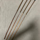 No Knot Smoked Dragon Canes / Knotless Smoked Dragon Canes  / BDSM Rattan Cane Set of 4  - 95 cms length - Brown Paracord Handles
