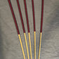 No Knot Dragon Canes / Ultimate Dragon Cane / Knotless Rattan Cane / BDSM Rattan Cane Set of 5 Canes - 95 cms length - Burgundy Paracord Handles
