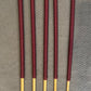 No Knot Dragon Canes / Ultimate Dragon Cane / Knotless Rattan Cane / BDSM Rattan Cane Set of 5 Canes - 95 cms length - Burgundy Paracord Handles