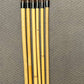 Pro Disciplinarian Set of 6 Natural Dragon Rattan Canes / School Canes / Whipping Canes - PRO SET - 95/100 cms Length - BRANDY Kangaroo Leather Handles