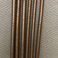Pro Disciplinarian Set of 6 Natural Dragon Rattan Canes / School Canes / Whipping Canes - PRO SET - 95/100 cms Length - BRANDY Kangaroo Leather Handles