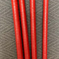 Set of 4 No Knot Natural Dragon Canes / School Canes / Whipping Canes - NO KNOT PRO SET - 90 cms Length - RED Kangaroo Leather Handles - Stripewell Canes