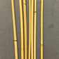 Pro Disciplinarian Dungeon Set of 7 Dragon Canes / BDSM Dominatrix Canes - 95 - 110 cms L - Red Kangaroo Leather Handles - Stripewell Canes