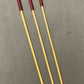 Set of 3 Natural Dragon Canes / School Canes / Punishment Canes / Whipping Canes / BDSM Canes - ASSORTED SET - 100 cms Length - RED&BLACK (LIQUORICE) Handles - Stripewell Canes