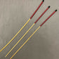 Set of 3 Natural Dragon Canes / School Canes / Punishment Canes / Whipping Canes / BDSM Canes - ASSORTED SET - 100 cms Length - RED&BLACK (LIQUORICE) Handles - Stripewell Canes