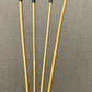 Professional Punitrix Set of 4 Dragon Canes / BDSM Canes. 100 - 110 cms L & 9 - 12.5 mm D - Red / Black Roo Leather Handles - Stripewell Canes