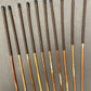 Set of 10 Natural Dragon Rattan Punishment Canes / School Canes / Whipping Canes - SECONDS SET - 95 cms Length - BROWN HANDLES - Stripewell Canes