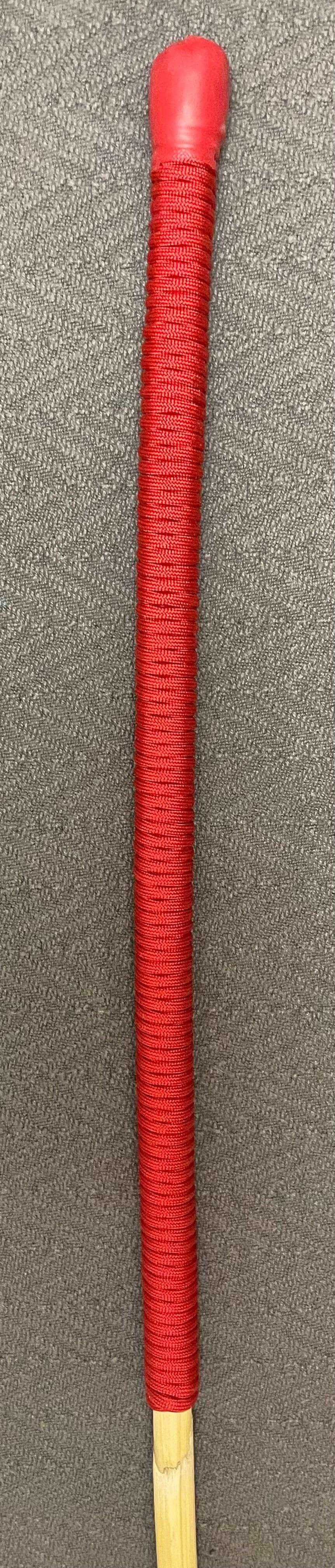 Malaysian Prison Cane / Judicial Cane / Punishment Cane / Natural Dragon Cane - 104/108 cms Length - Kangaroo Leather / Paracord Handles - Stripewell Canes