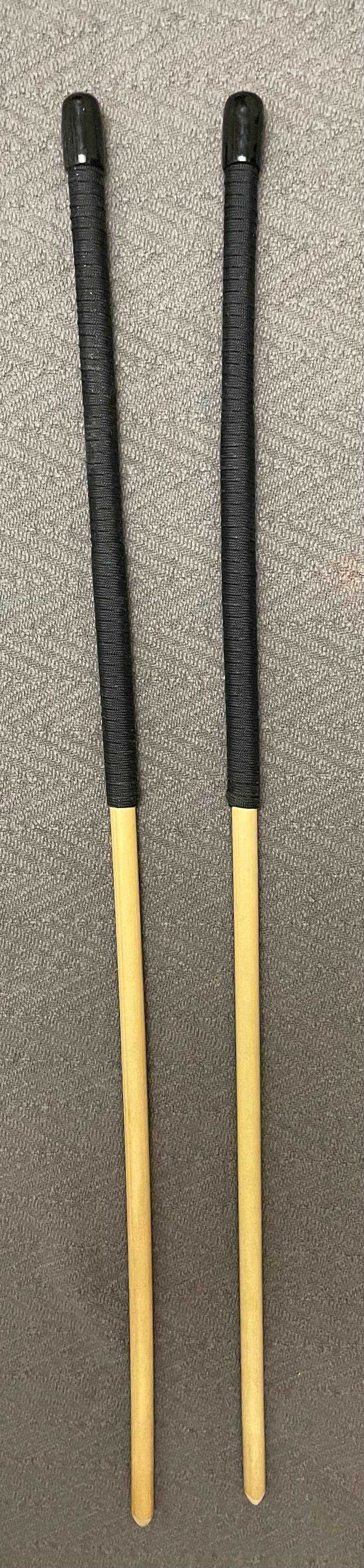 Set of 2 Natural Dragon Rattan Canes / School Canes - 55/58 cms Length - OTK / SHORT CANE SET - 2 Variants - Stripewell Canes