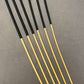No Knot Dragon Canes / Ultimate Dragon Cane / Knotless Rattan Cane / Spanking BDSM Rattan Cane Set of 6 - 83 cms length - Black Paracord Handles