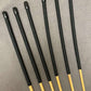 No Knot Dragon Canes / Ultimate Dragon Cane / Knotless Rattan Cane / Spanking BDSM Rattan Cane Set of 6 - 83 cms length - Black Paracord Handles