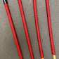 Set of 4 NO KNOT Dragon Canes / School Canes / Punishment Canes - NO KNOT PREMIUM SET -  - 82/84 cms Length - RED Handles - Stripewell Canes