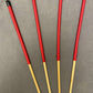 Set of 4 NO KNOT Dragon Canes / School Canes / Punishment Canes - NO KNOT PREMIUM SET -  - 82/84 cms Length - RED Handles - Stripewell Canes