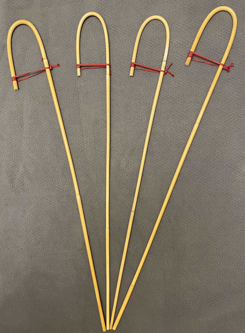Traditional English Crook Handle Dragon Rattan School Canes