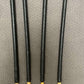 No Knot / Knotless Dragon Canes Set of 4 - 92 cms length - BLACK Kangaroo Leather Handles - Stripewell Canes