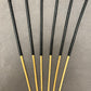 Thick and Thuddy Dragon Punishment Canes / BDSM Canes / ProDomme Set of 6 Rattan Canes  - 95 cms Length - Black Kangaroo Leather Handles