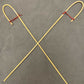English Crook Handle Natural Dragon Rattan Canes / School Canes / Punishment Canes - 4 variants - Stripewell Canes