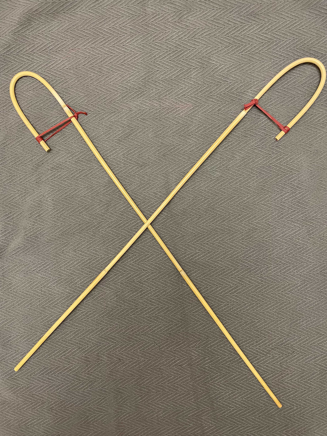 Traditional English Crook Handle Dragon Rattan School Canes
